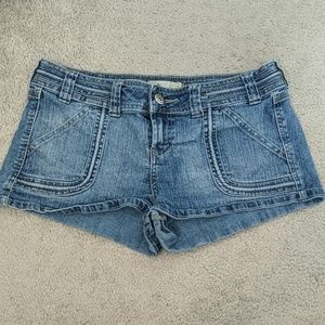 Light Denim Jean Shorts